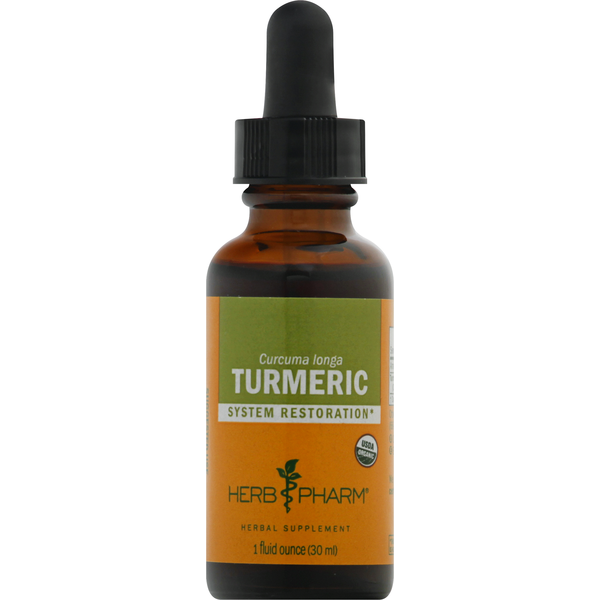 Homeopathic Medicines Herb Pharm Liquid Extract, System Restoration, Turmeric hero