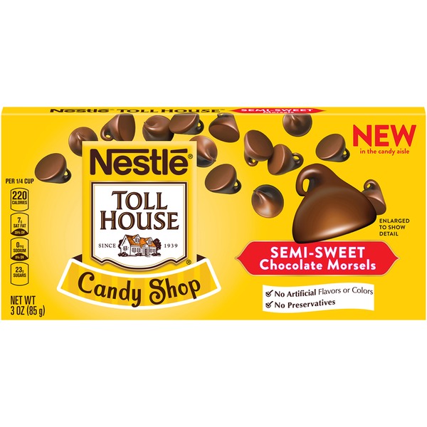 Candy & Chocolate NESTLE TOLL HOUSE Semi-Sweet Chocolate morsels hero