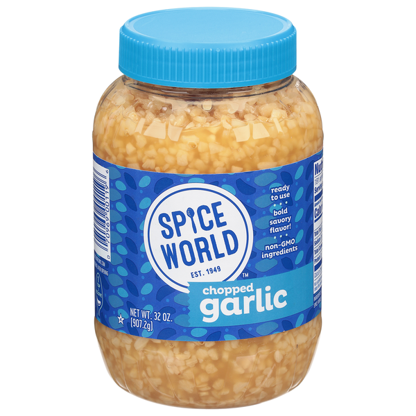 Packaged Vegetables & Fruits Spice World Garlic, Chopped hero