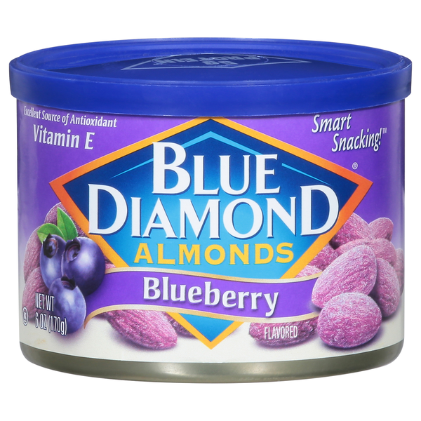 Nuts, Seeds & Dried Fruit Blue Diamond Almonds, Blueberry Flavored hero