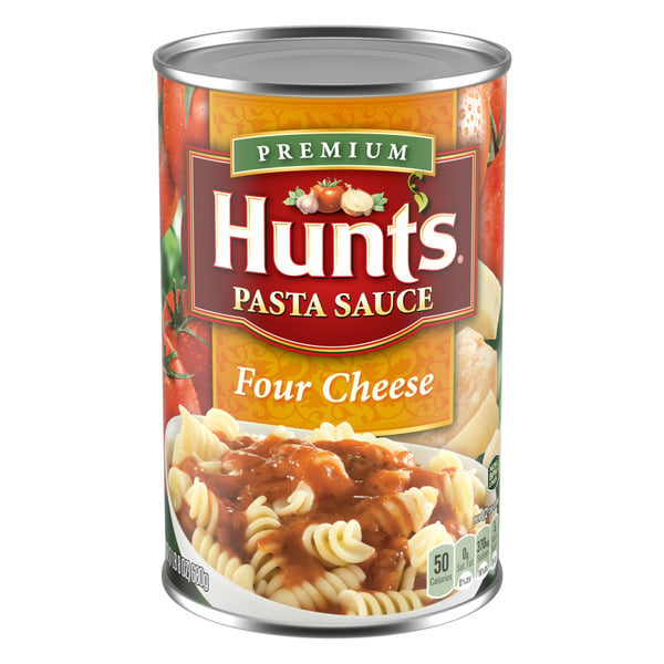 Pasta Sauce Hunt's Four Cheese Pasta Sauce hero