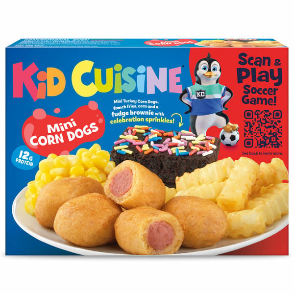 Appetizers & Sides Kid Cuisine Mini Corn Dogs Frozen Meal hero