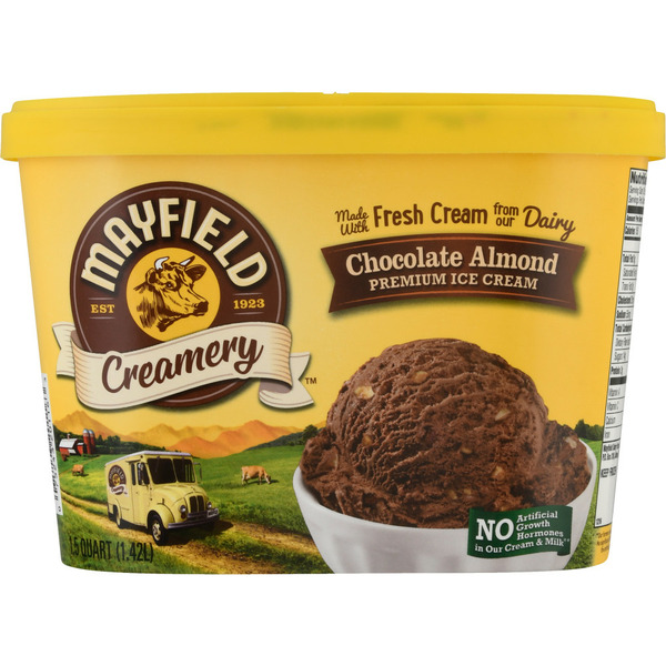 Ice Cream & Ice Mayfield Dairy Farms Chocolate Almond Premium Ice Cream hero