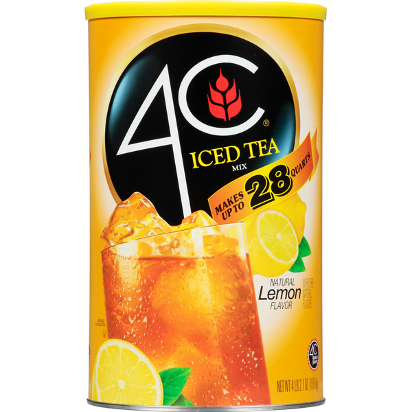 Drink Mixes 4C Foods Iced Tea Mix, Lemon Flavor hero