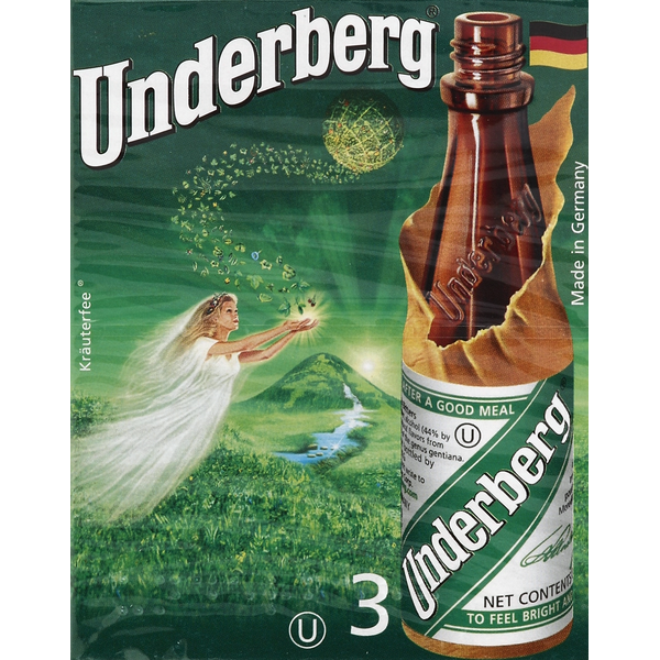 Cocktail Mixes Underberg Herb Bitters, Natural hero