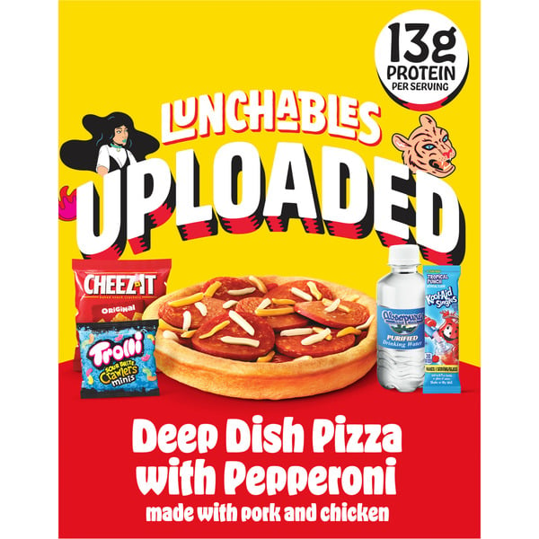 Frozen Pizza Lunchables Pepperoni Deep Dish Pizza Meal Kit hero