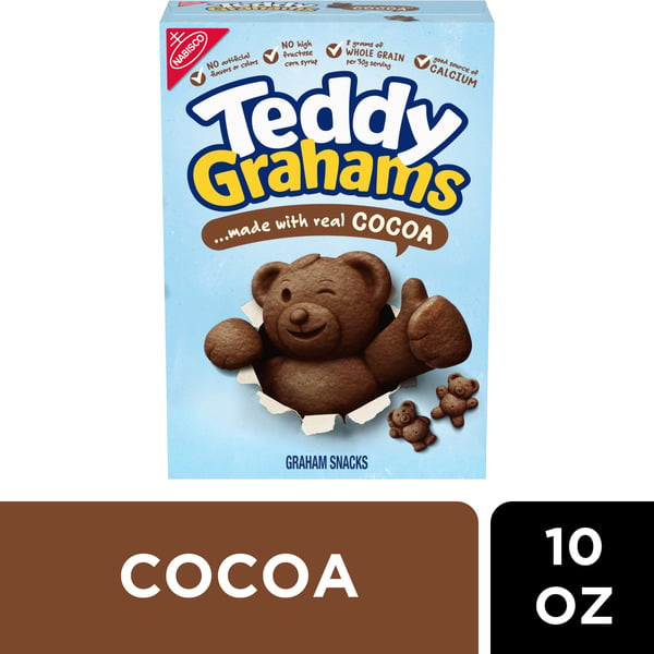 Packaged Cookies Teddy Grahams Chocolate Graham Snacks hero