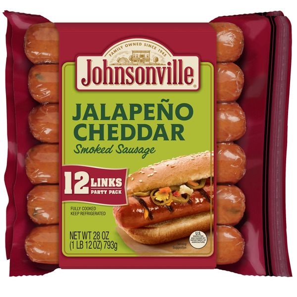 Hot Dogs, Bacon & Sausage Johnsonville Jalapeno Cheddar Smoked Sausage hero