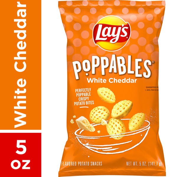 Potato Chips,Tortilla & Pretzels Lay's White Cheddar Flavored Potato Chips hero