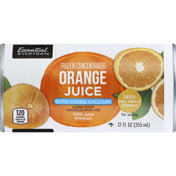 Frozen Juice Essential Everyday Orange Juice, with Added Calcium, Frozen Concentrated hero