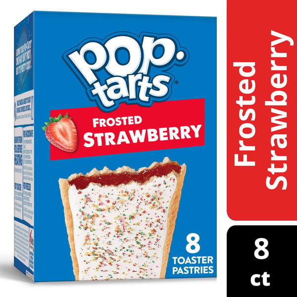 Breakfast Bars & Pastries Pop-Tarts Toaster Pastries, Breakfast Foods, Kids Snacks, Frosted Strawberry hero