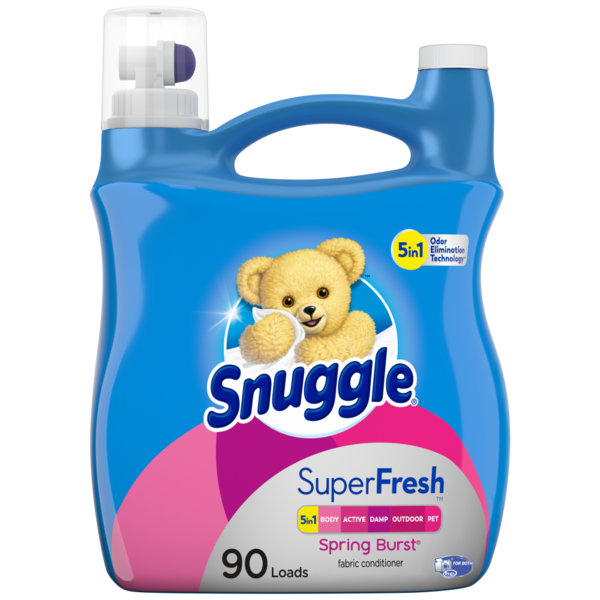 Laundry Snuggle Liquid Fabric Softener SuperFresh Spring Burst hero