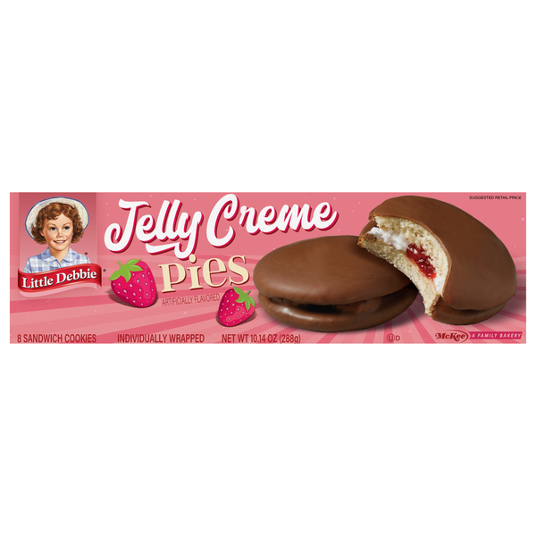 Breakfast Breads, Donuts & More Little Debbie Jelly Crème Pies hero