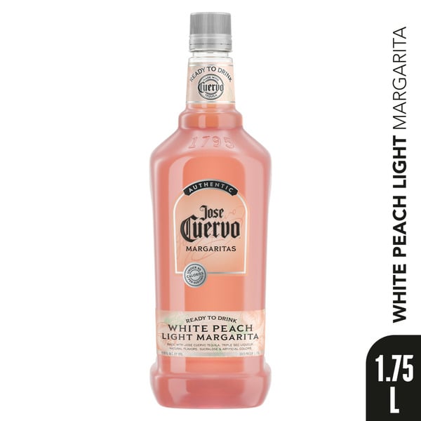 Cocktail Mixes Jose Cuervo Authentic Margarita White Peach Light Cocktail hero