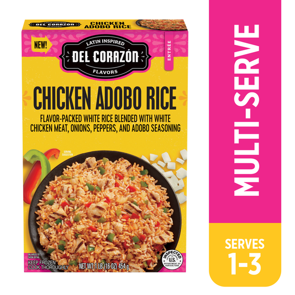 Frozen Meals Del Corazón Chicken Adobo Rice hero