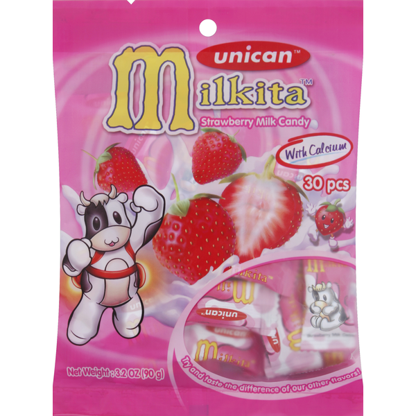 Candy & Chocolate Milkita Candy, Strawberry Milk hero