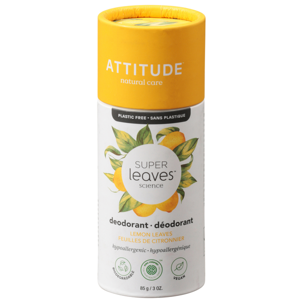 ATTITUDE Deodorant, Lemon Leaves hero