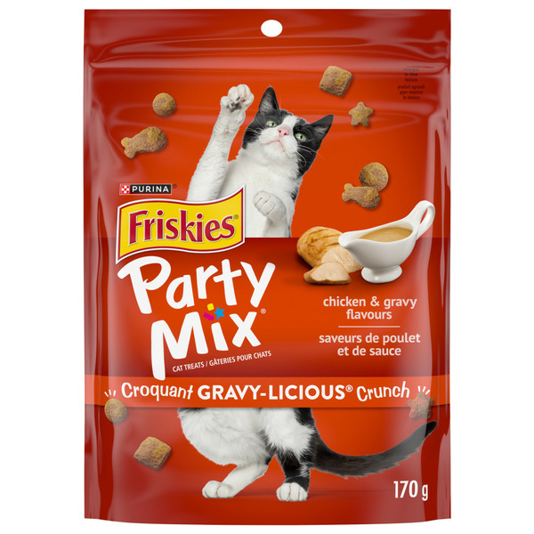 Cat Food & Care Purina Friskies Gravy-licious Crunch Chicken & Gravy Flavours hero