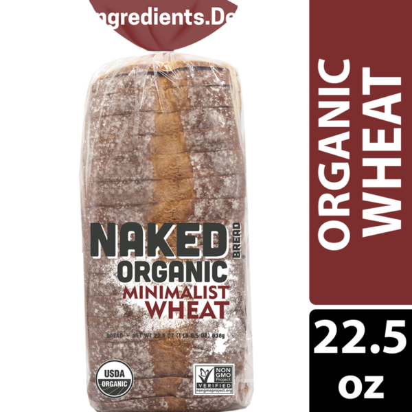 Bread Naked Bread Organic Minimalist Wheat Organic Whole Grain Sandwich Bread hero