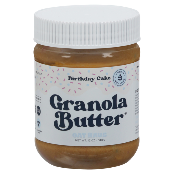 Oat Haus Granola Butter, Birthday Cake hero