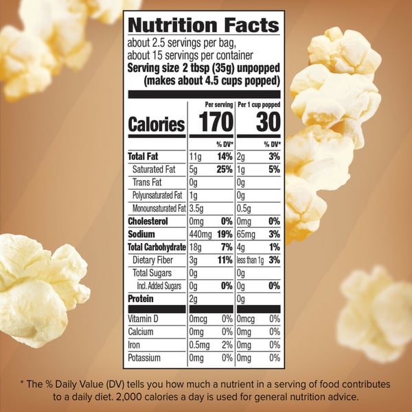 Your Go-To Guide for Orville Redenbacher Nutrition Information