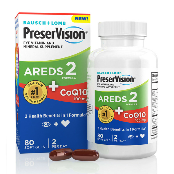 PreserVision® AREDS 2 with CoQ10 Vitamin & Mineral Supplement hero