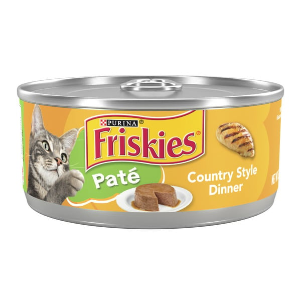 Cat Food & Care Purina Friskies Wet Cat Food Pate, Country Style Dinner hero