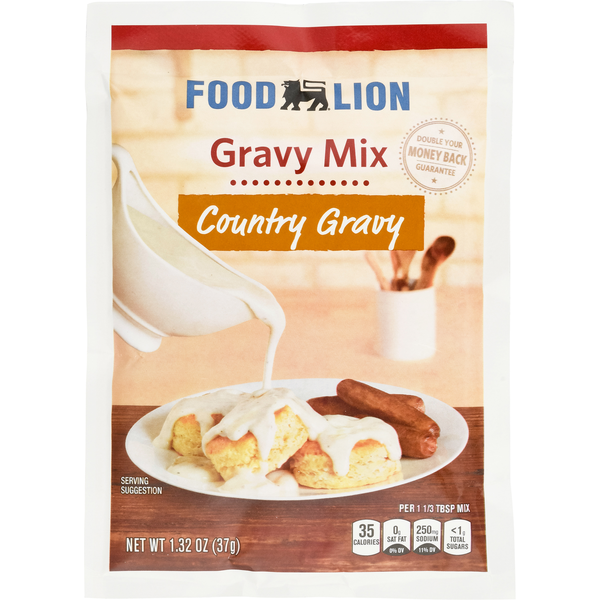 Instant Foods Food Lion Gravy Mix, Country Gravy hero