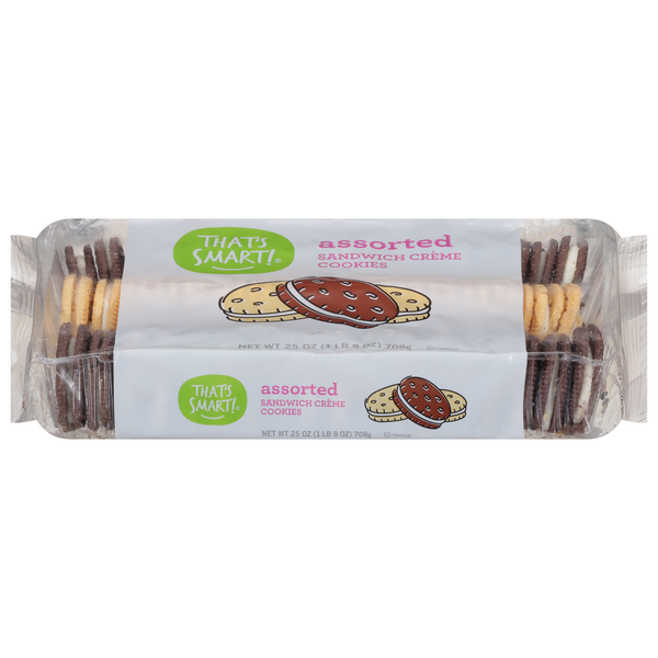 Cookies & Cakes That's Smart! Sandwich Creme Cookies, Assorted hero