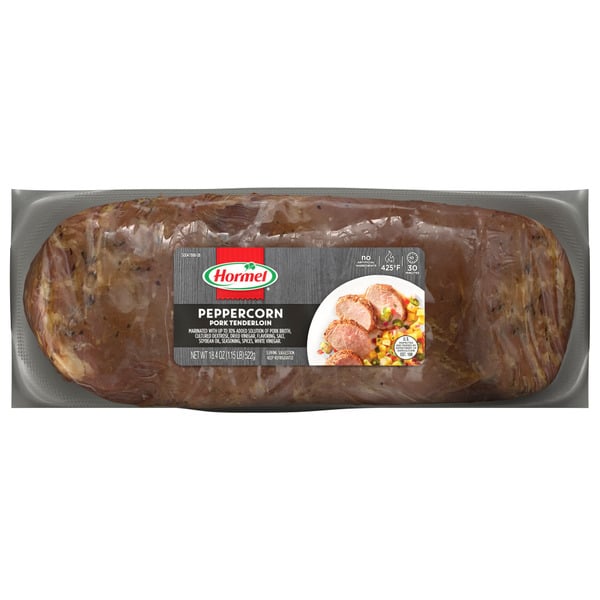 Packaged Meat Hormel Always Tender Peppercorn Pork Tenderloin hero