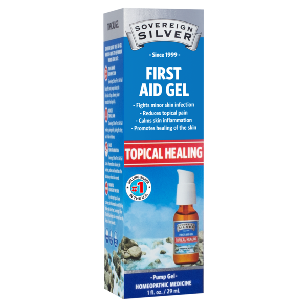 First Aid Sovereign Silver First Aid Gel, Topical Healing, Pump hero