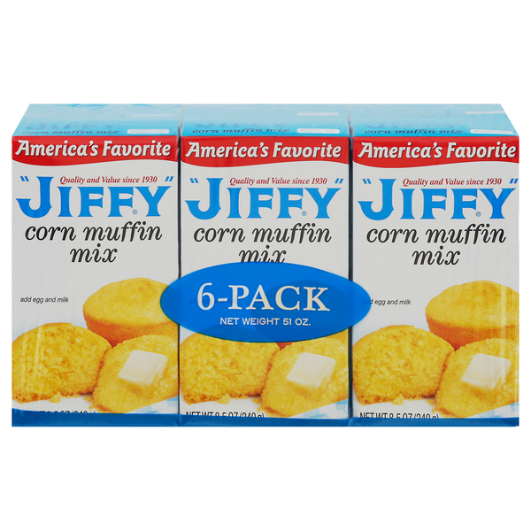 Doughs, Gelatins & Bake Mixes "JIFFY" Corn Muffin Mix hero