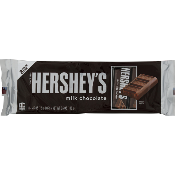 Candy & Chocolate Hershey's Milk Chocolate Snack Size Candy hero