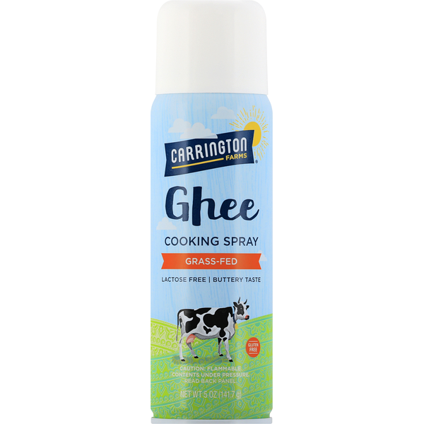 Oils & Vinegars Carrington Farms Cooking Spray, Ghee, Grass-Feed hero