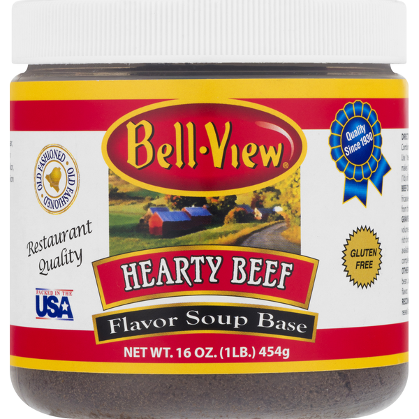 Soup, Broth & Bouillon Bell-View Flavor Soup Base, Hearty Beef hero