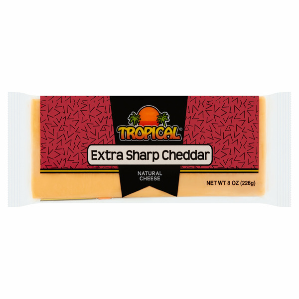 Latino Foods Tropical Extra Sharp Cheddar Natural Cheese hero