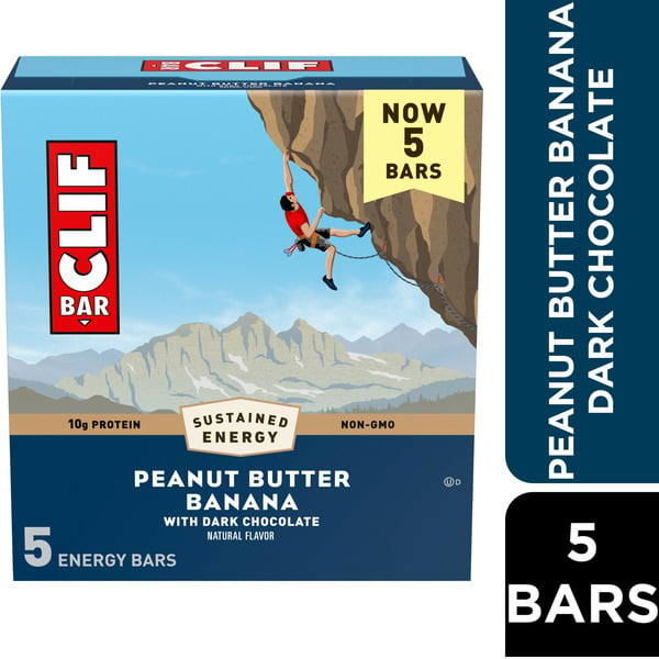 Energy & Granola Bars CLIF BAR Peanut Butter Banana With Dark Chocolate Flavor Energy Bars hero