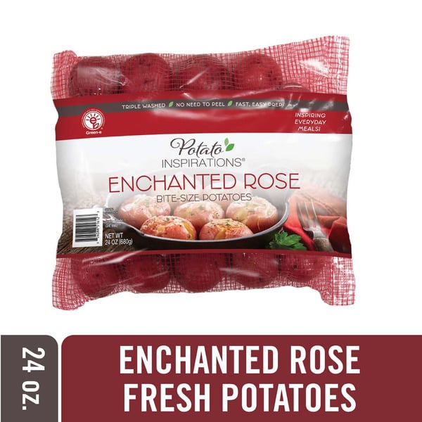 Fresh Vegetables Potato Inspirations Enchanted Rose Fresh Baby Potatoes hero