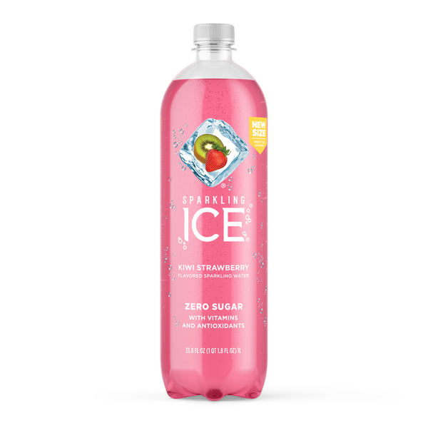 Water, Seltzer & Sparkling Water Sparkling Ice Sparkling Water, Zero Sugar, Kiwi Strawberry Flavored hero