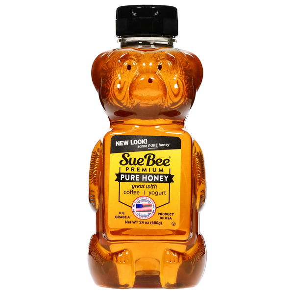 Honeys, Syrups & Nectars Sue Bee Honey, Pure, Premium hero