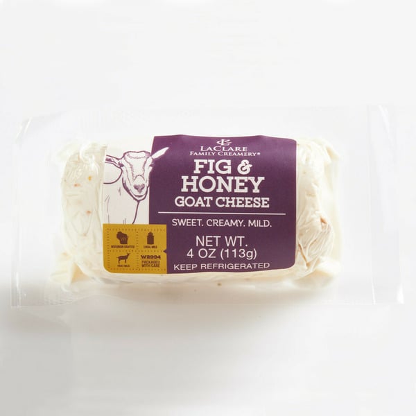 Specialty Cheeses LaClare Family Creamery Fig & Honey, Goat Cheese, Chèvre hero