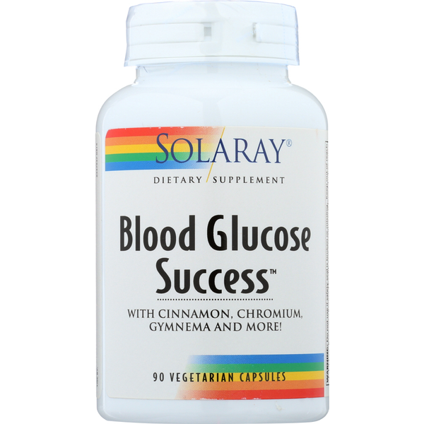 Dietary Supplements Solaray Blood Glucose Success, Blood Sugar Support Formula hero