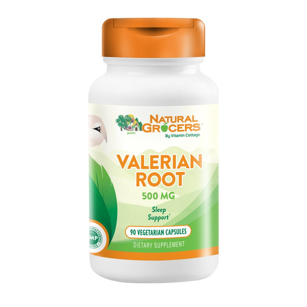 Dietary Supplements Natural Grocers 500mg Valerian Root Veggie Caps hero