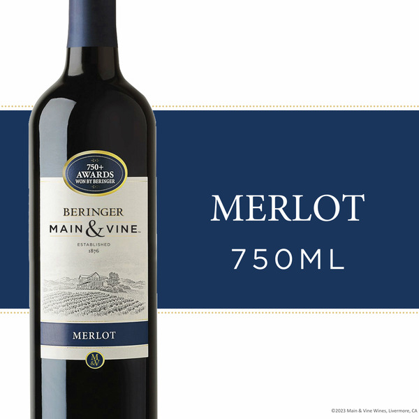 Red Wines Beringer Main & Vine Merlot Red Wine hero