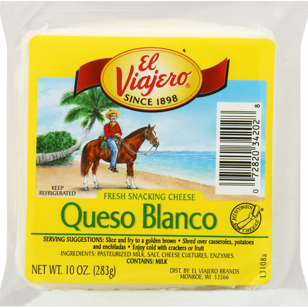 Packaged Cheese El Viajero Queso Blanco hero