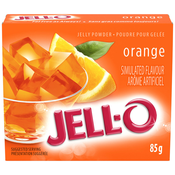 Doughs, Gelatins & Bake Mixes Jell-O Orange Jelly Powder Gelatin Mix hero