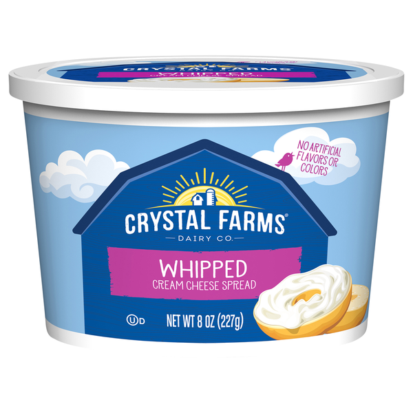 Other Creams & Cheeses Crystal Farms Cream Cheese Spread, Whipped hero