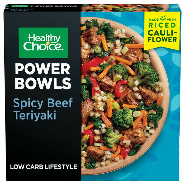 Frozen Meals Healthy Choice Power Bowls Spicy Beef Teriyaki With Riced Cauliflower Frozen Meal hero