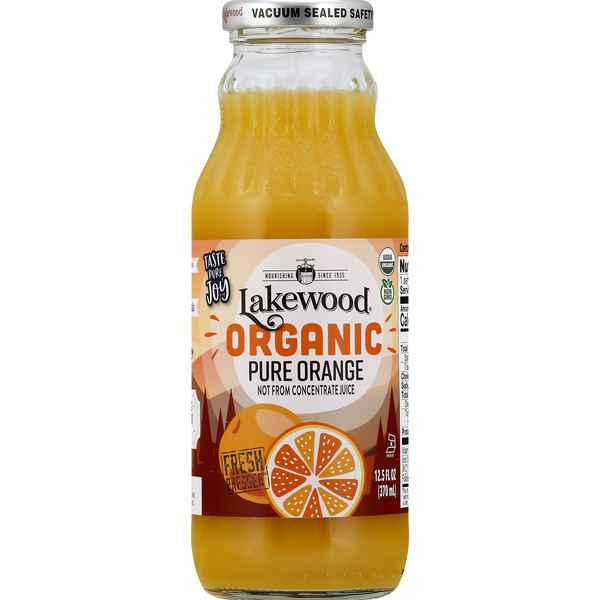 Juice & Nectars Lakewood Juice, Organic, Pure Orange, hero