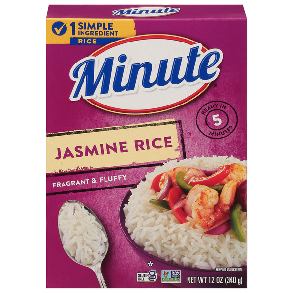 Grains, Rice & Dried Goods Minute Rice Jasmine Rice, Fragrant & Fluffy hero